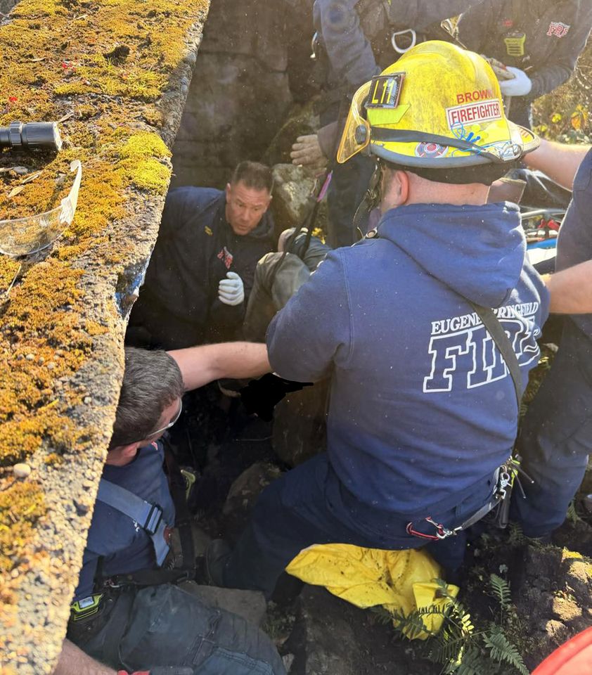 Man in critical condition after bystanders walking along river find him ...