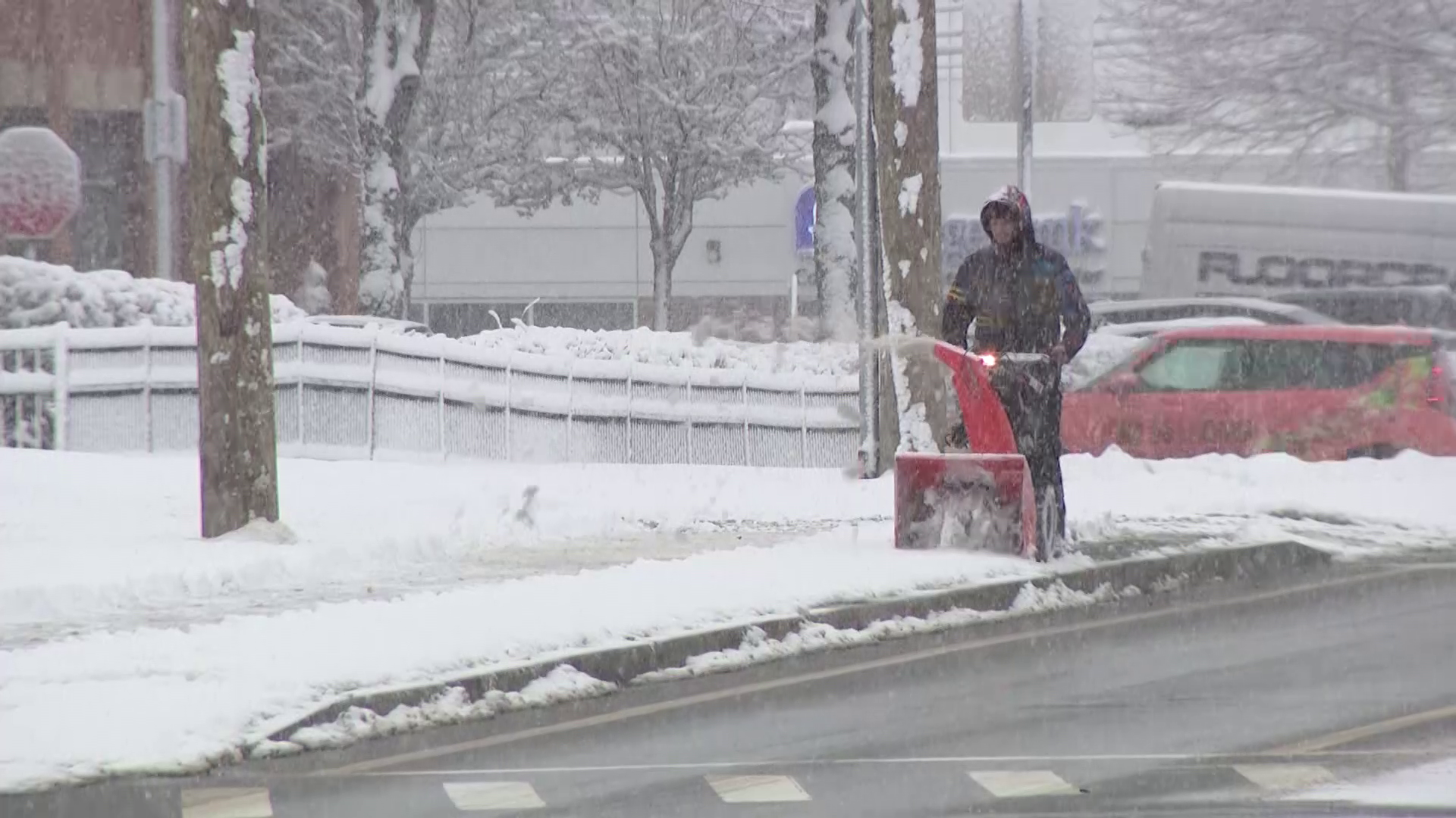 Snow moves out, but get ready for a bitter, arctic blast