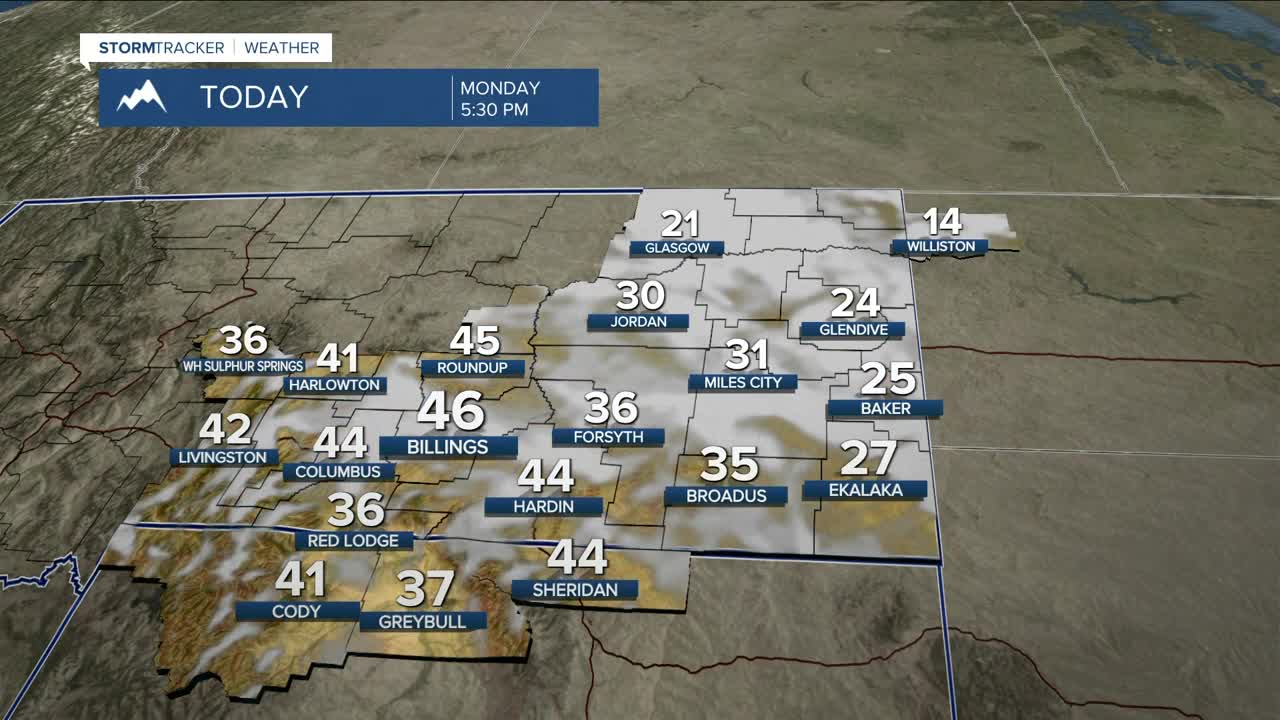 Q2 Billings area weather: A cold end to the work week