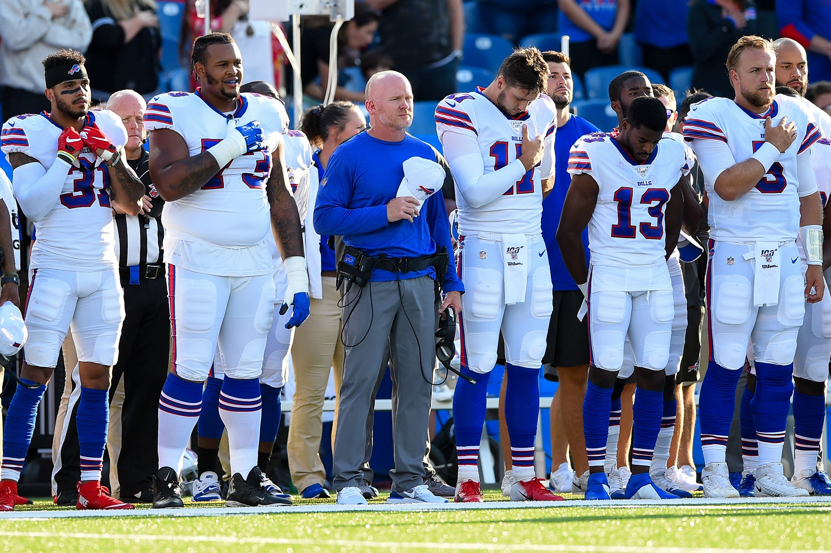 Bills players can't hold back feelings after McDermott firing