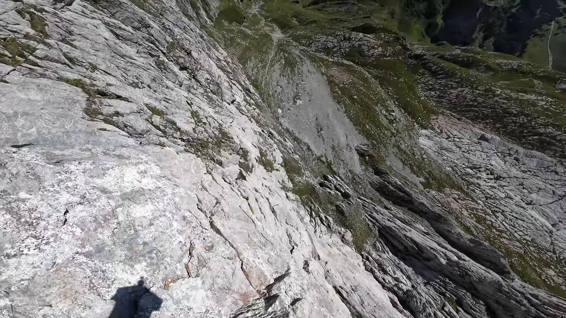 He dropped into thin air and the mountains closed in