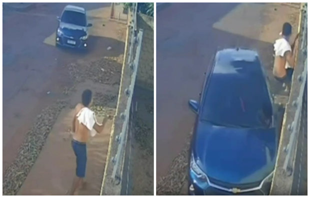 El tiro por la culata: mujer intentó arrollar a su novio y terminó ...