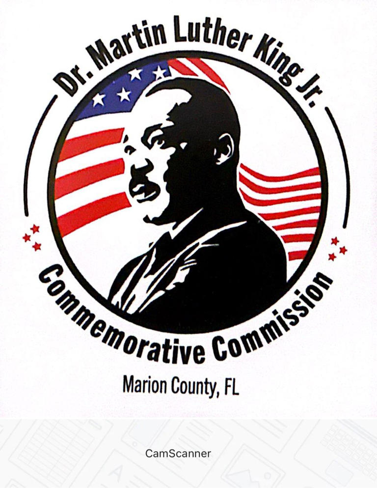 Martin Luther King Jr. Commemorative Commission of Ocala members hold ...