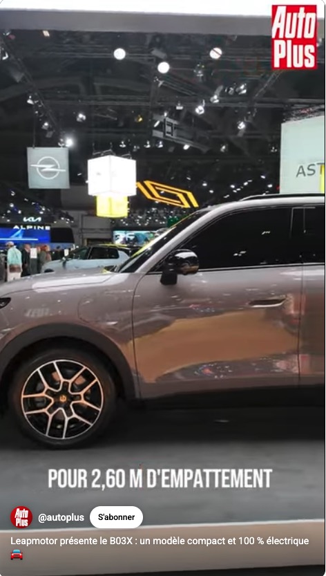 Leapmotor présente le B03X : un modèle compact et 100 % électrique 🚘