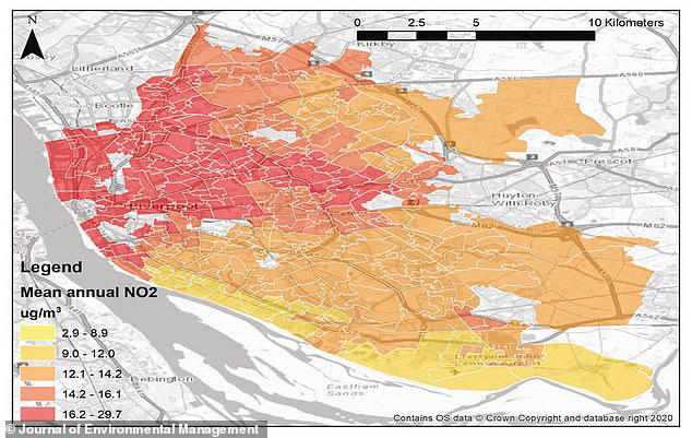 Poor people in northern English cities face up to 33% more air ...