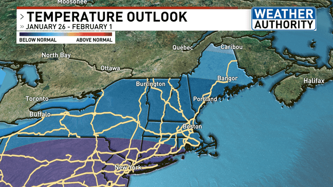 Snow showers on tap for Maine on Monday before coldest air of the ...