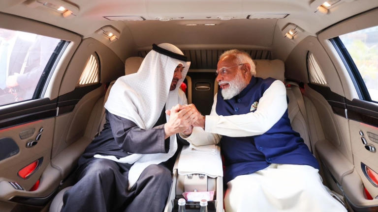 Just 1 hour 45 minutes: The rarity of UAE president's meeting with PM Modi