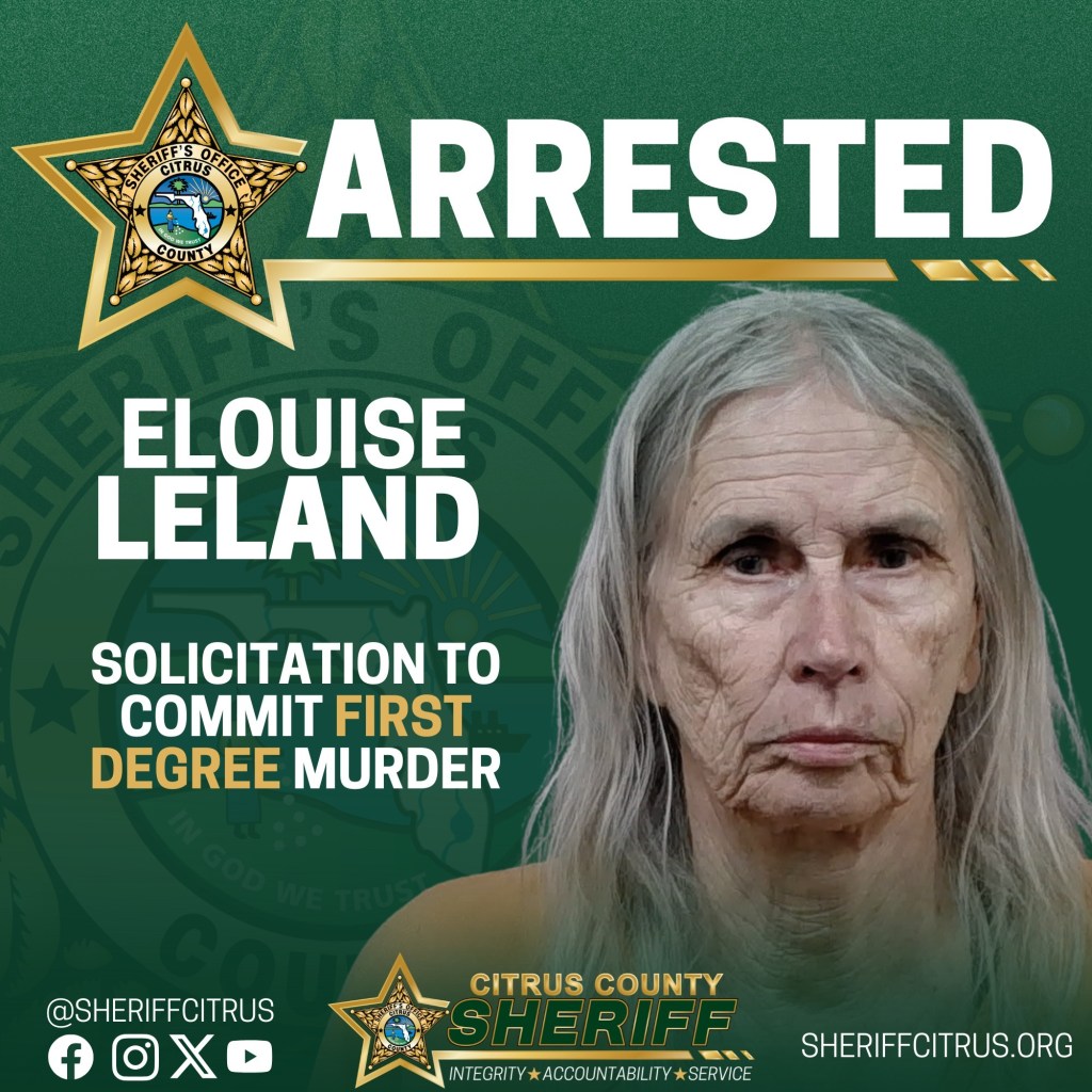 Florida woman, 81, arrested in murderforhire plot after sharing plan(00)