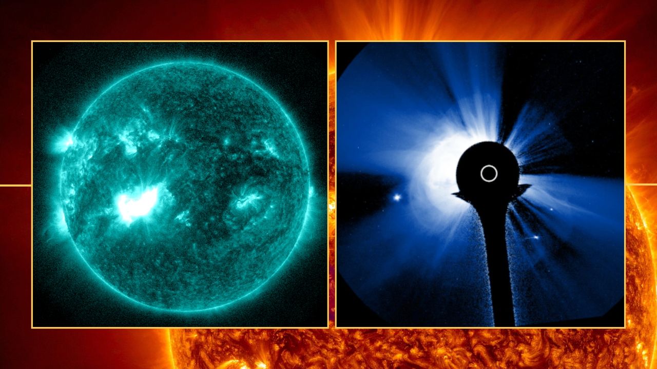 Sun erupts with powerful X-class flare as huge CME races toward Earth, impact possible within 24 hours<br><br>
