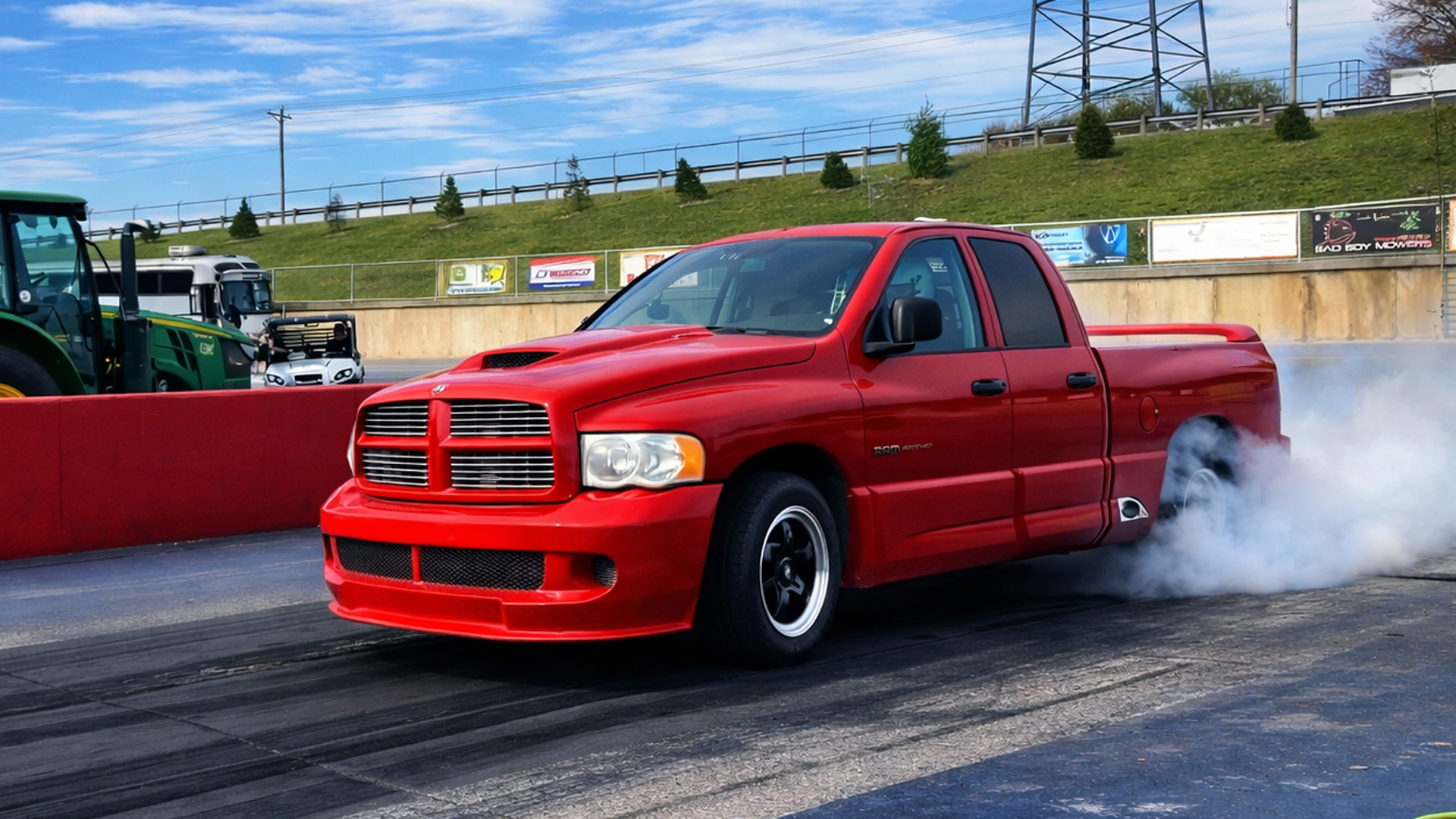 How fast can this modified Dodge truck go?