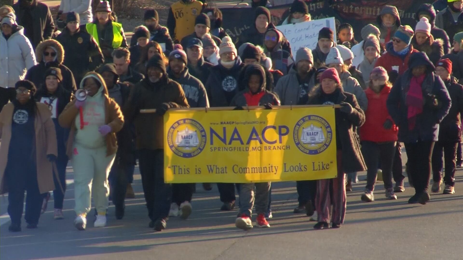 MLK march in Springfield honors the legacy of Dr. Martin Luther King Jr.