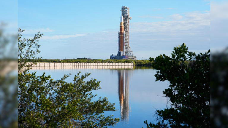 NASA’s new moon rocket moves to the pad ahead of astronaut launch as ...