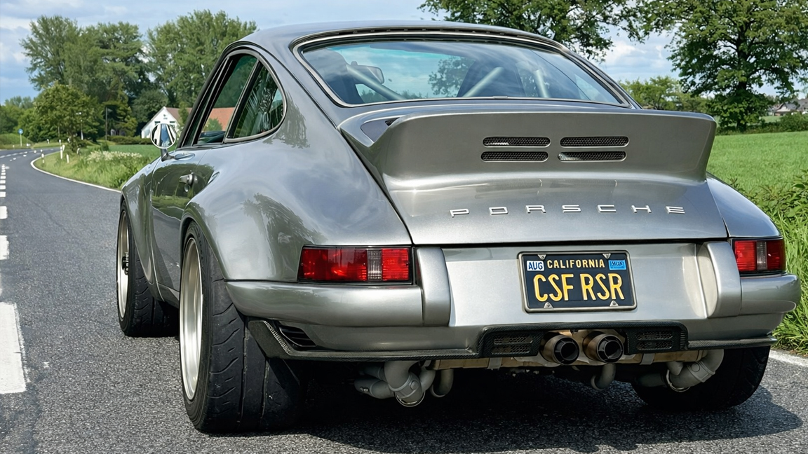 CSF Porsche 911 RSR screams from 100 to 200