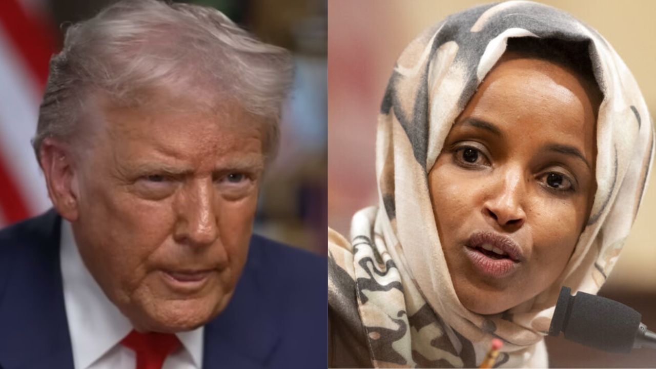 Trump floats conspiracy theory after man shoots liquid at Ilhan Omar ...