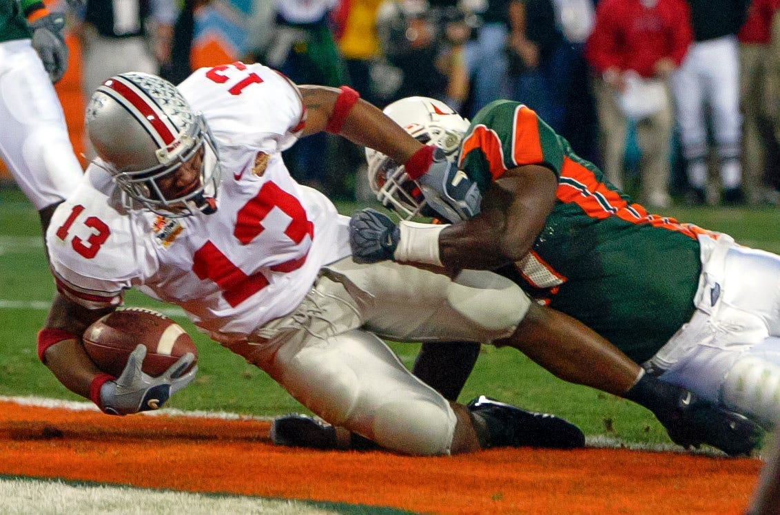 MIAMI HURRICANES LAST NATIONAL CHAMPIONSHIP APPEARANCE visual data 8