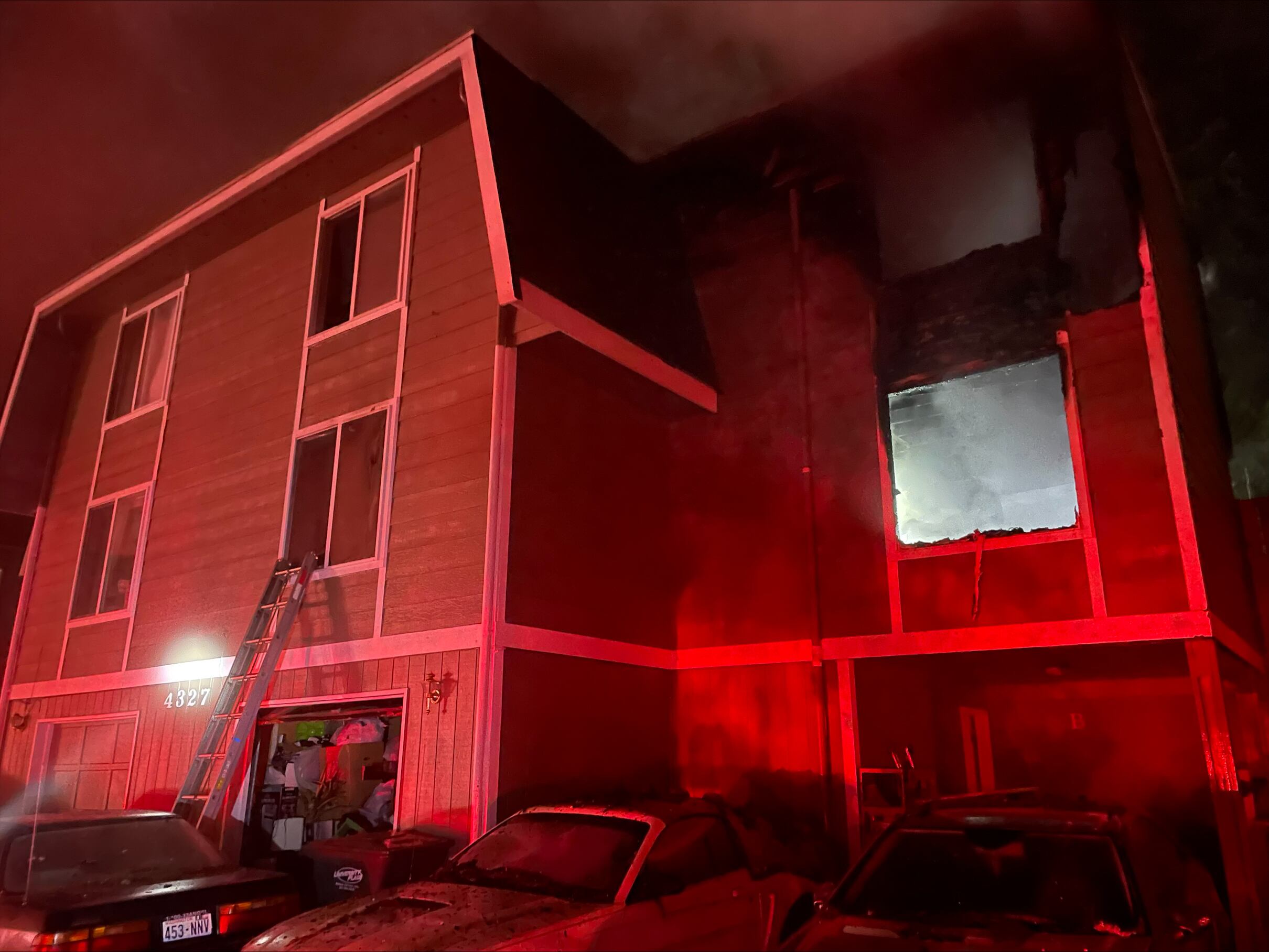 Three displaced after Fircrest duplex fire