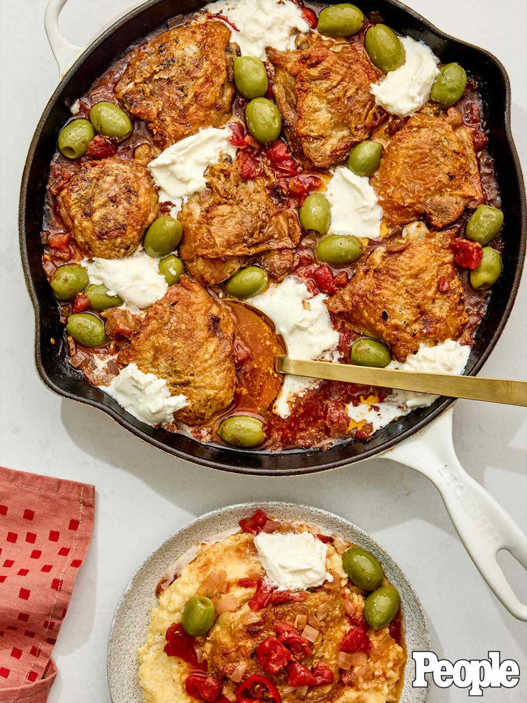 Ben Lippett shares a 'luxurious' braised chicken pizzaiola with polenta ...