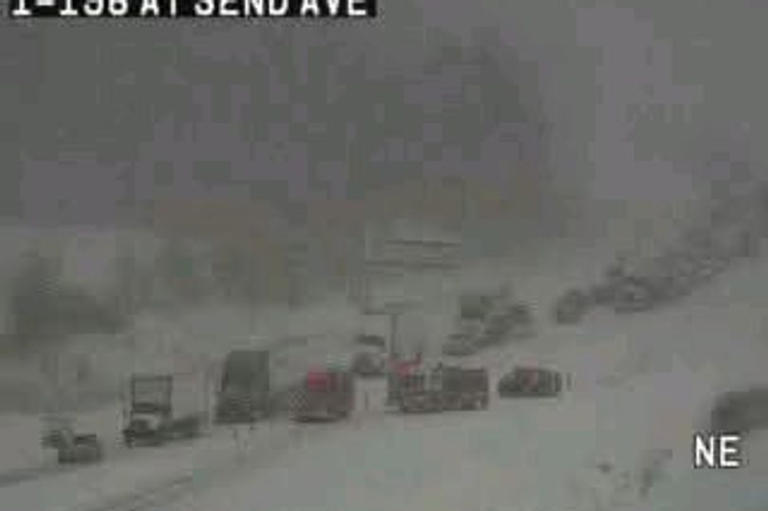 Snow emergency sparks 100-car pileup on I-196 in Hudsonville, Michigan