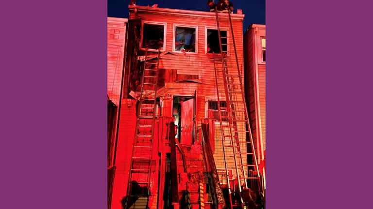 DC firefighters extinguish early morning row house fire