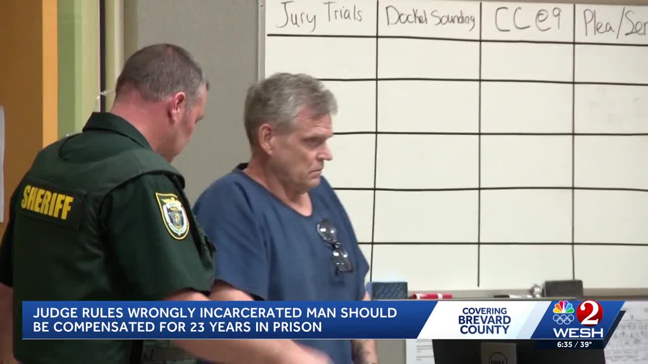 Central Florida man wrongfully imprisoned for 23 years may receive large state compensation<br><br>