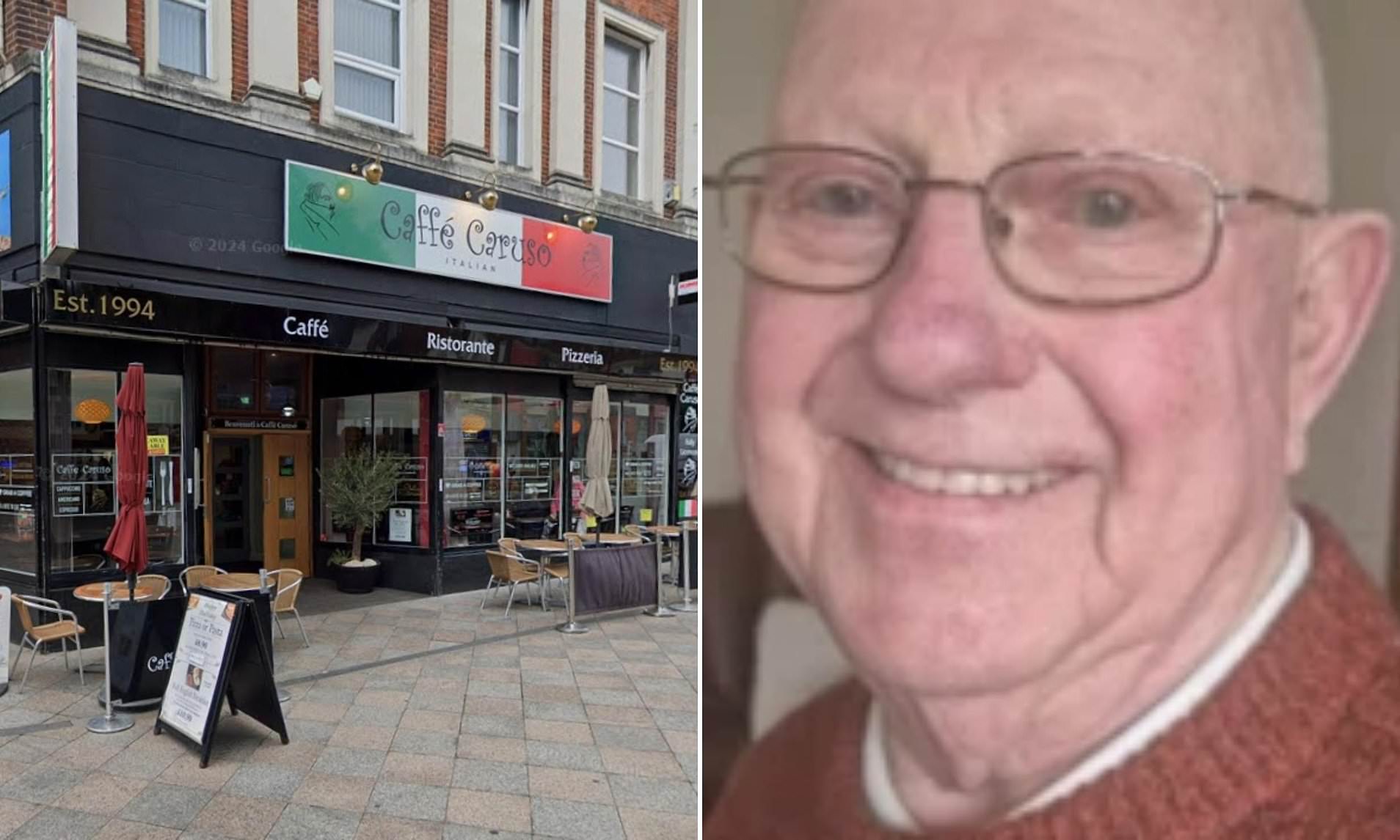 Widower is surprised by diners after they paid for his 86th birthday ...