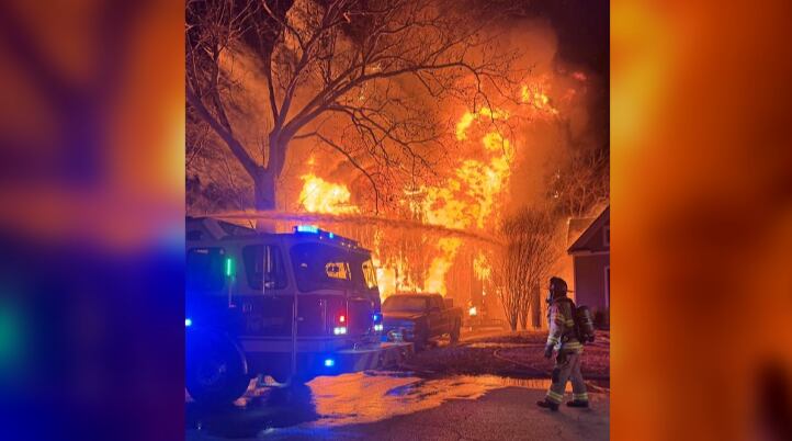 Denison home destroyed in overnight fire