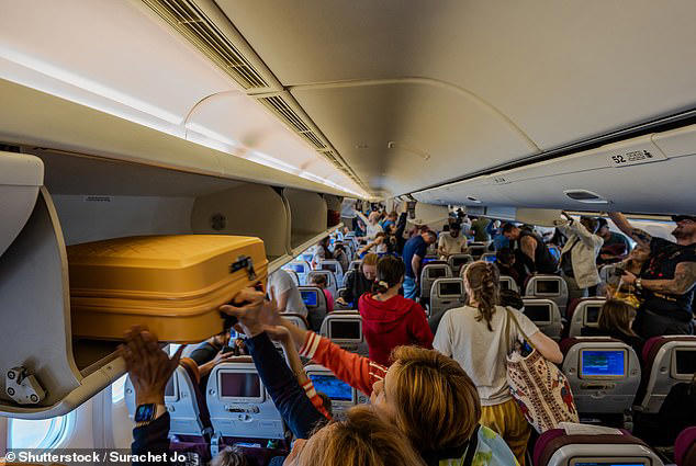 According to the former pilot, heavier and oversized carry-on bags often cause delays during boarding