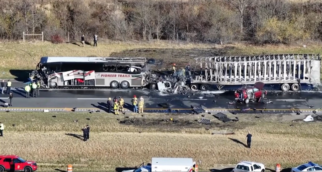 Truck driver convicted in fatal I-70 bus crash released from jail
