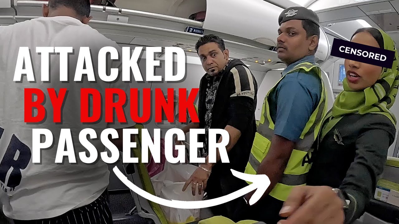 Attacked by drunk passenger on Salam Air - police at the gate!