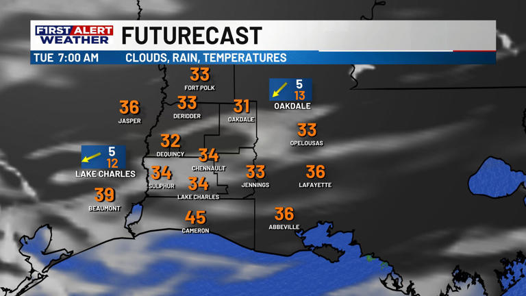 First alert forecast: Chilly start to the week gives way to scattered ...