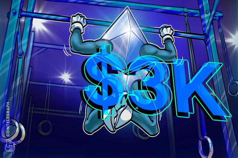 Three reasons Ether price remains bullish above $3,000
