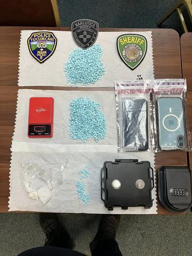 Two arrested after Tucumcari drug raid finds suspected fentanyl pills, meth