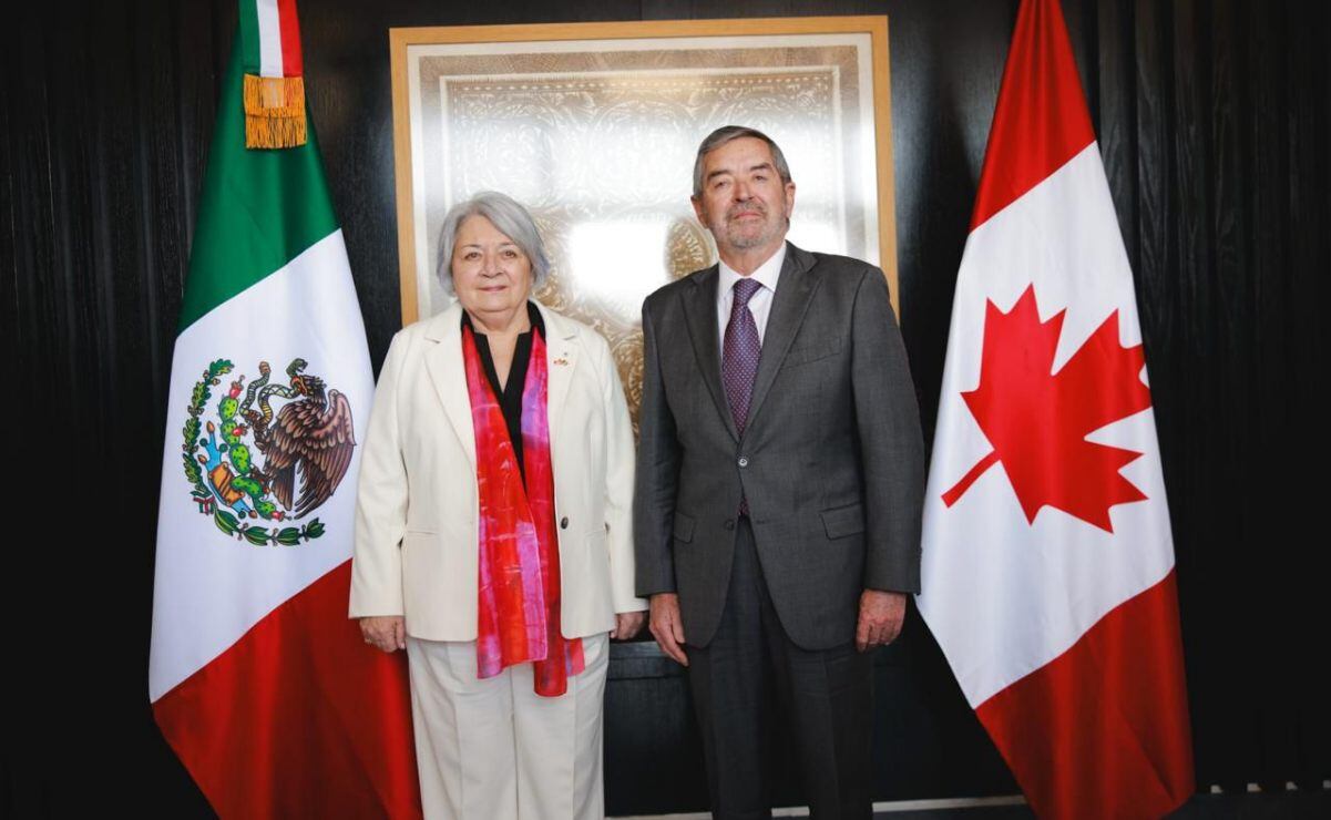 Canciller de la Fuente recibe en el AIFA a Mary Simon, gobernadora ...