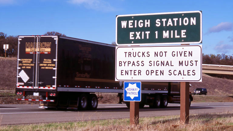 Why semi trucks are required to weigh in so often
