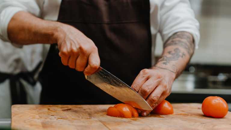 You’re probably using a dull knife. Here’s how to test sharpness safely