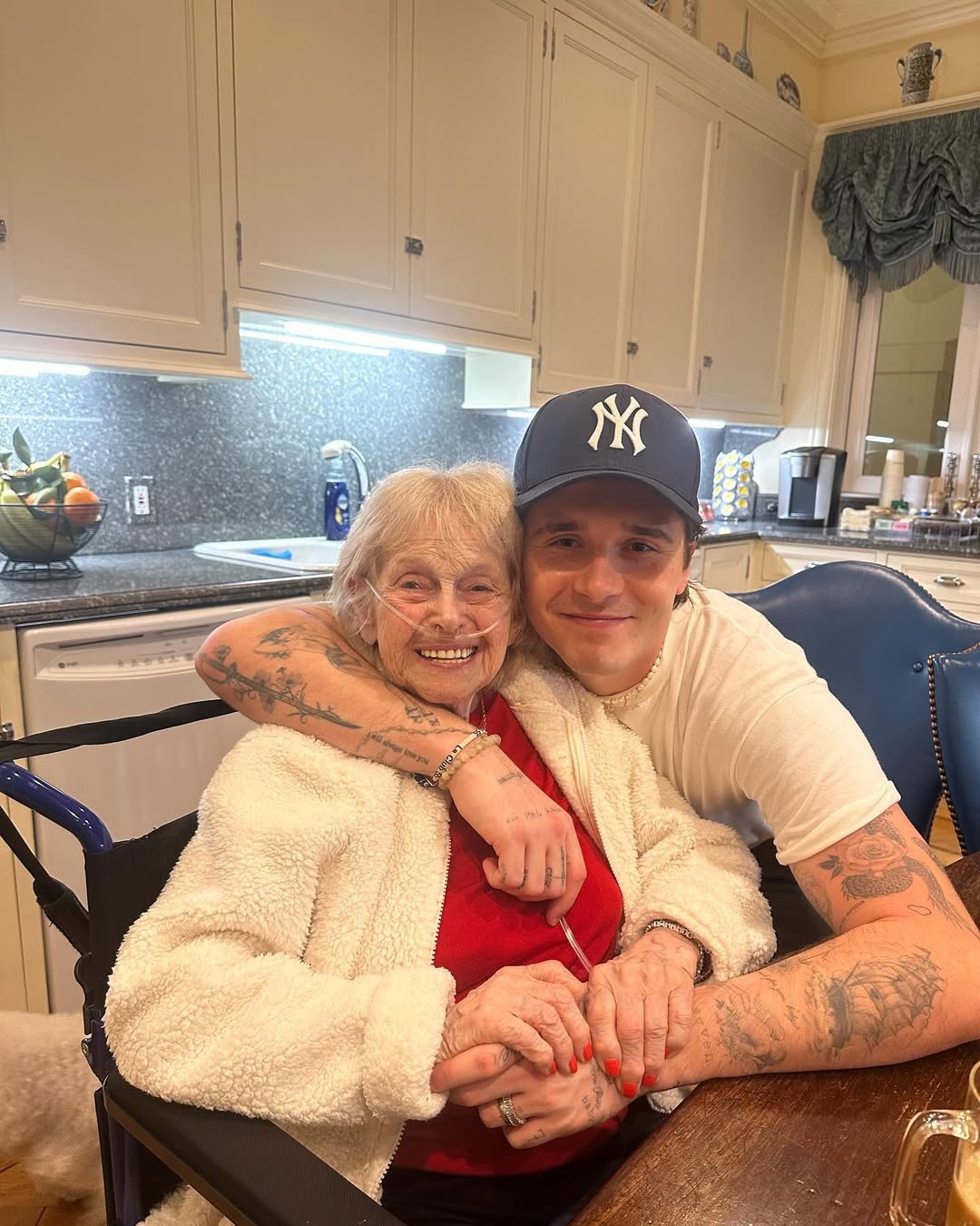 Brooklyn was even close with Nicola’s late grandmother (Picture: brooklynpeltzbeckham/Instagram)