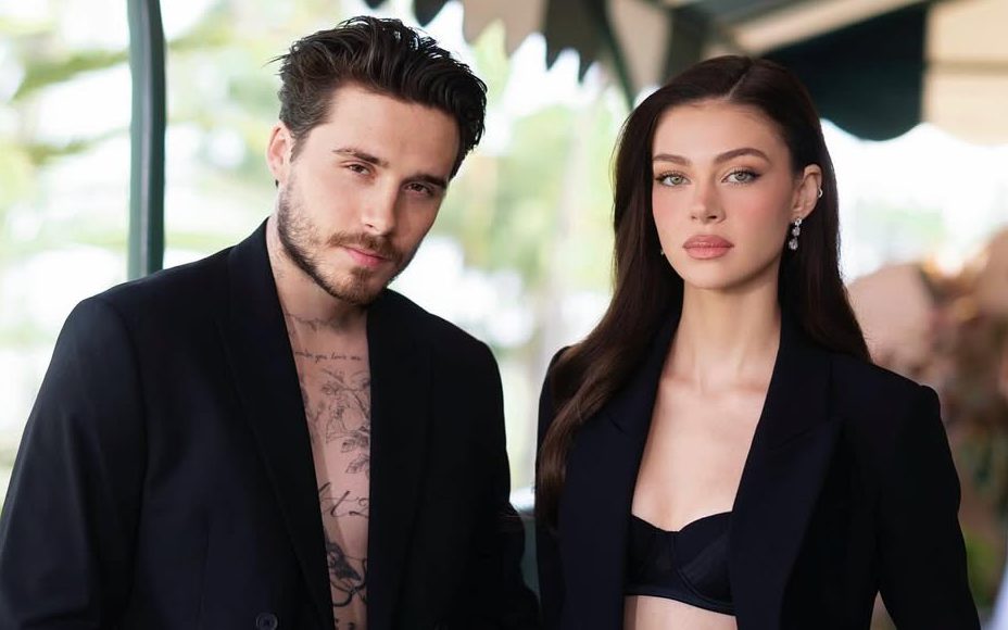 Brooklyn Beckham with his wife, Nicola Peltz, the actress. They married in 2022 - Instagram