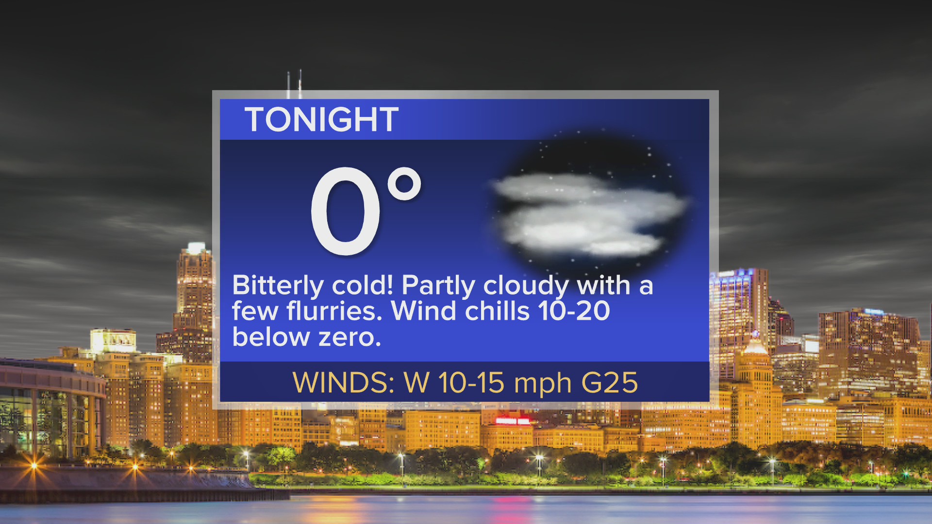 Forecast: Bitter cold, perhaps a few flurries
