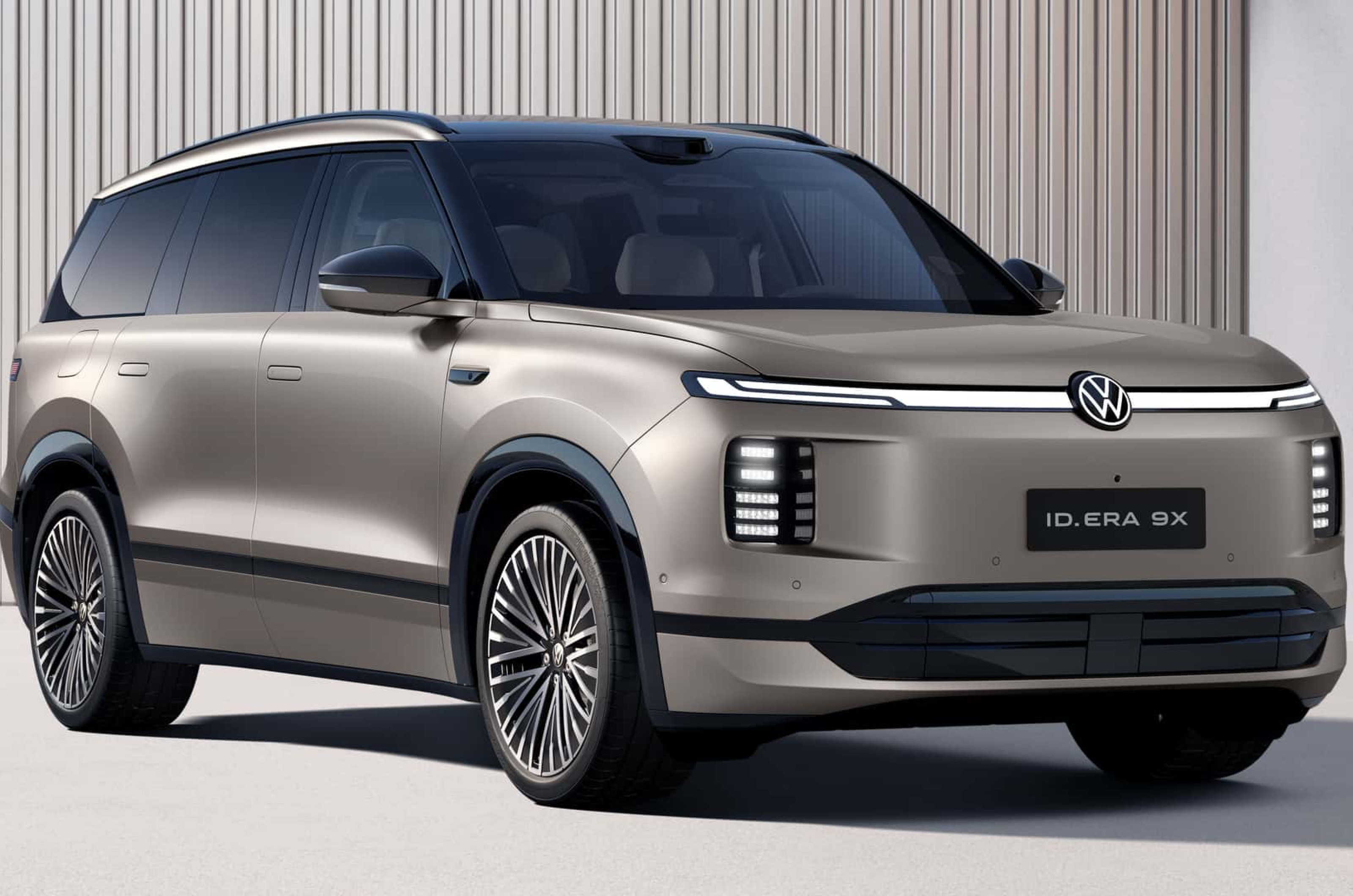 Ontdek de enorme elektrische auto van Volkswagen met range extender