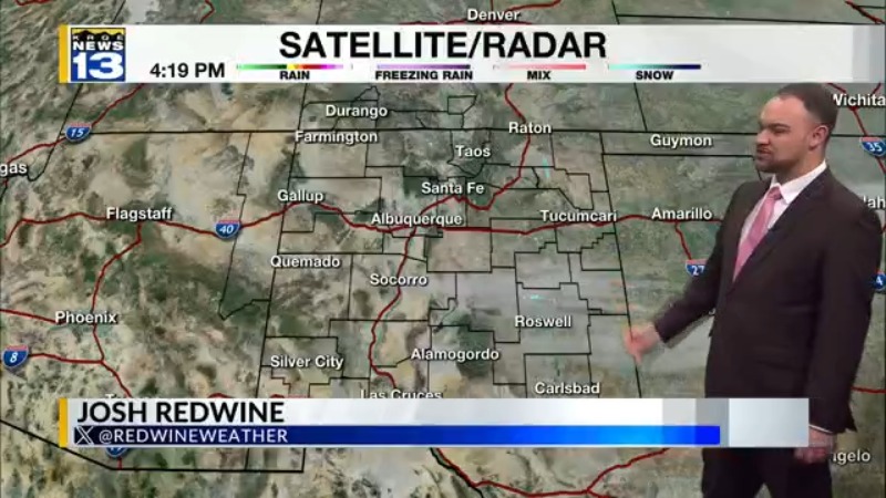 Warming conditions move into New Mexico this week