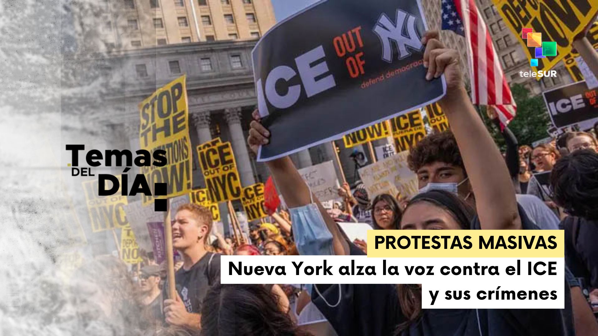 Protestas en Nueva York contra la administración Trump