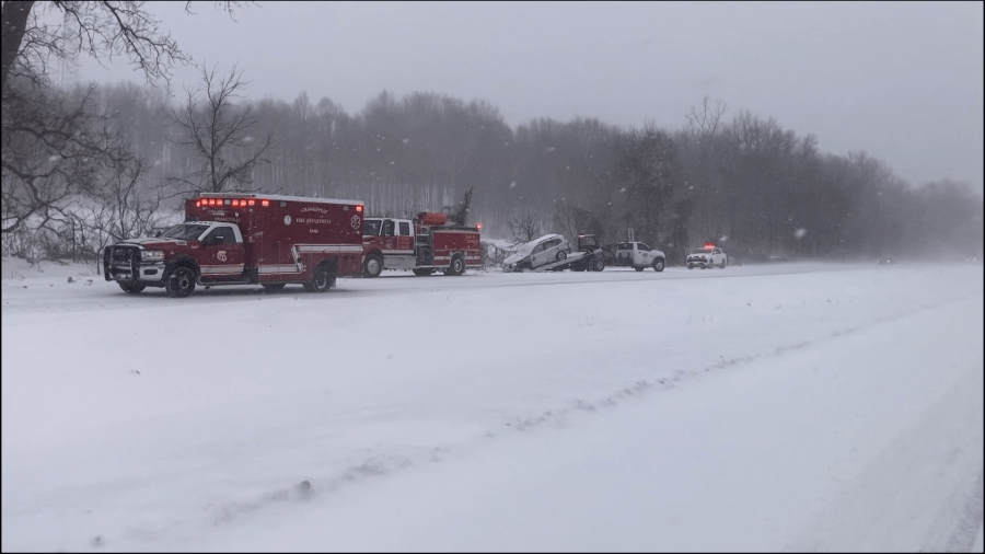 Part of I-90 eastbound reopened after crash Monday