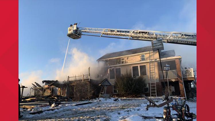 2 buildings damaged in 2-alarm Lancaster County farmhouse fire