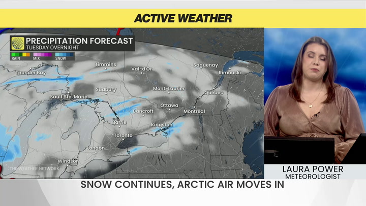 Ontario braces for widespread snow and a bitter Arctic blast