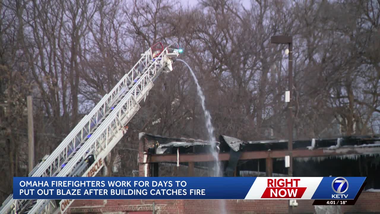 Firefighters working to extinguish hot spots at warehouse fire in south ...
