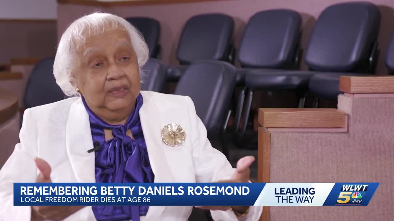 Betty Daniels Rosemond, who fought for equality as a Freedom Rider ...