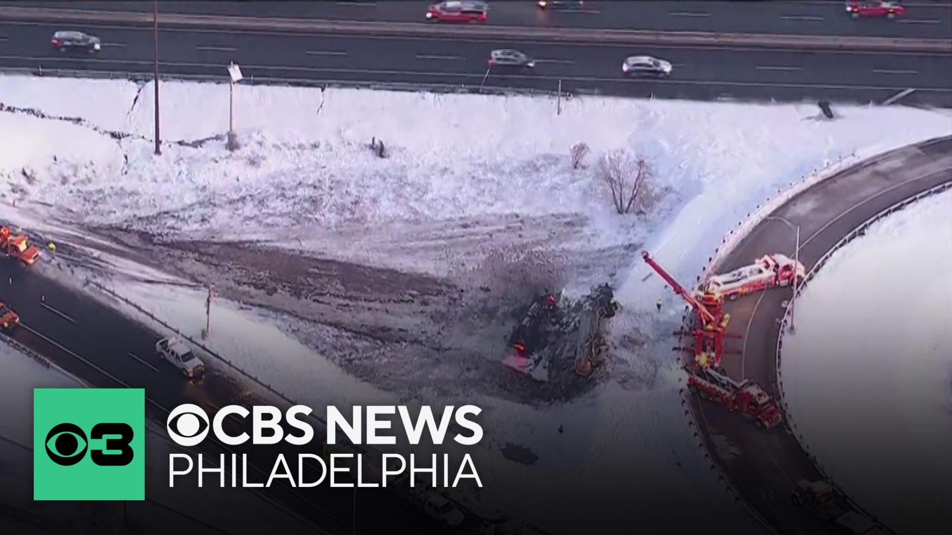 Driver dead after tanker truck overturns in Bensalem