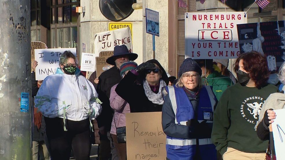 MLK Day rally protests ICE activity at Portland facility