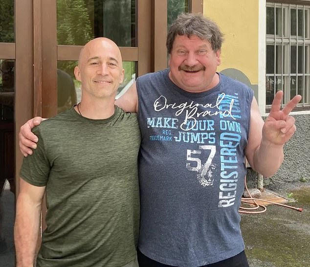 Researched Antonio Osuna-Mascaró pictured with Veronika's owner Witgar Wiegele