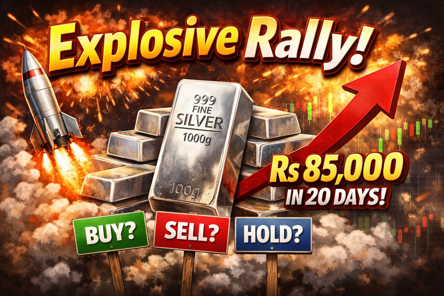 Silver prices rocket nearly Rs 85,000 in first 20 days of 2026! Should ...